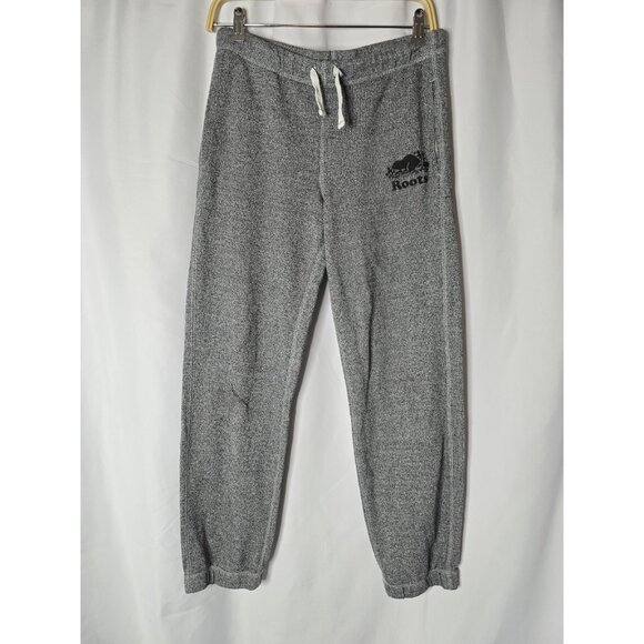 *FLAWED*Roots kids Unisex Track Pants Salt And Pepper Size 14 READ DESCRIPTION - Picture 1 of 11